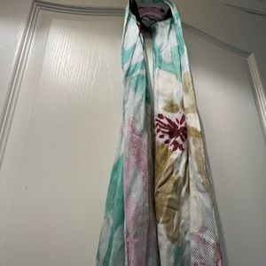 *3 for $15* Floral Scarf with fringe ends